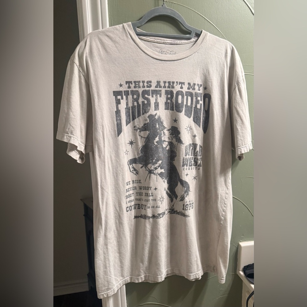 This Ain’t My First Rodeo Graphic Tee - Size Large